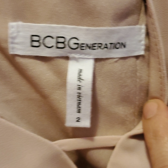 BCBGeneration PinkRose Strappy Dress - Picture 3 of 3